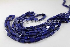 Lapis Far Faceted Nuggets Shape Beads